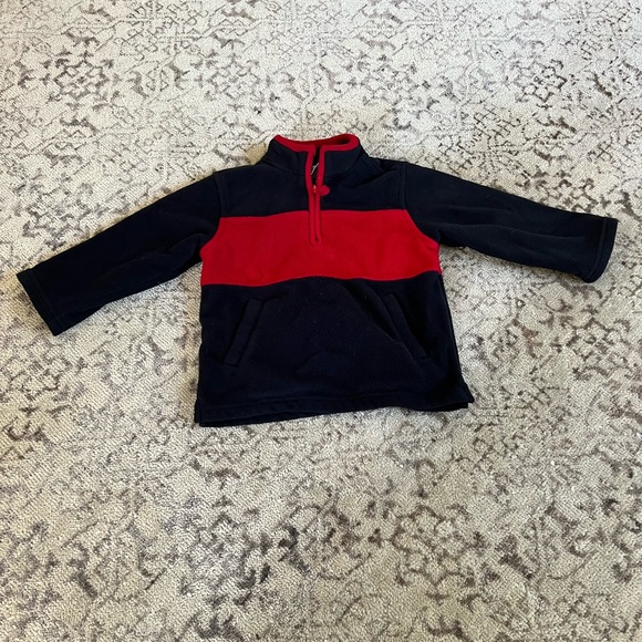 FLEECE HALF ZIP PULLOVER JANIE AND JACK - Picture 1 of 6